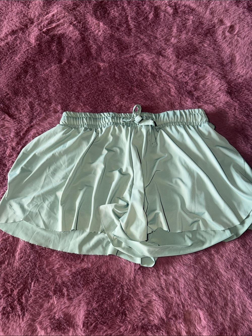 btween Light Mint Relaxed Elastic-Waist Shorts